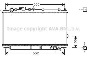 Радіатор KIA SEPHIA/SHUMA MT 96- (Ava)
