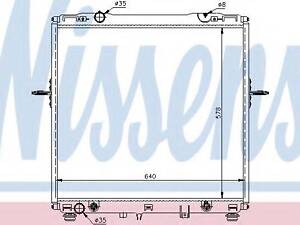 Радіатор KIA SORENTO(02-)3.5 i V6 24V[OE 25310-3E250] NISSENS 66659 на KIA SORENTO I (JC)