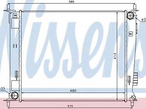 Радіатор KIA SOUL(09-)1.6 CRDi(+)[OE 25310-2K000 ] NISSENS 66742 на KIA SOUL (AM)