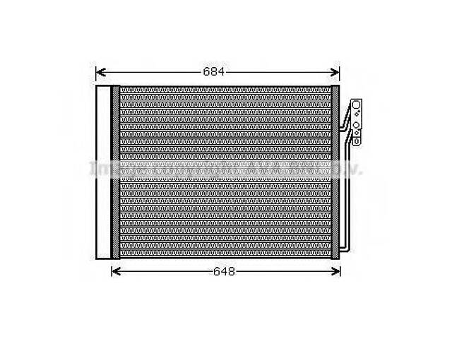 Радіатор кодиціонера AVA QUALITY COOLING AUA5211D на LAND ROVER RANGE ROVER Mk III (LM) - Фото 1