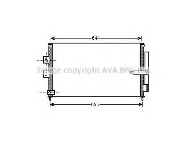 Радіатор кодиціонера AVA QUALITY COOLING HD5223D на HONDA BALLADE VIII седан (FD, FA)