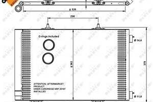 Радиатор кондиционера, CITROEN C2 07-
