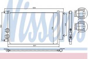 Радиатор кондиционера для моделей: ALFA ROMEO (147, GT)