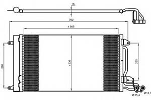 Радиатор кондиционера для моделей: AUDI (A1, A1), SEAT (IBIZA,IBIZA,IBIZA), SKODA (ROOMSTER,FABIA,FABIA,ROOMSTER,RAPID,