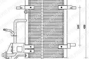 Радиатор кондиционера  для моделей: AUDI (A4, A4,A4,A4), VOLKSWAGEN (PASSAT,PASSAT)