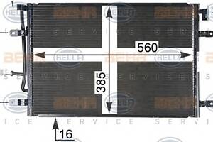Радиатор кондиционера для моделей: AUDI (A4, A4,A4,A4,A4,A4)