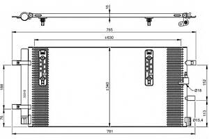 Радиатор кондиционера для моделей: AUDI (A5, A4,A4,Q5,A5,A4,A5)