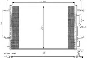 Радиатор кондиционера для моделей: AUDI (A6, A6,A4,A4,A4)