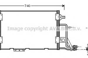 Радіатор кондиціонера для моделей: AUDI (A6, A6)