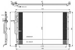 Радиатор кондиционера  для моделей: AUDI (A8)