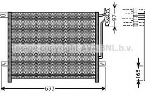 Радиатор кондиционера для моделей: BMW (3-Series, 3-Series,3-Series,3-Series,3-Series)