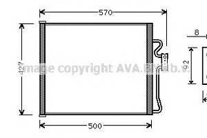 Радиатор кондиционера для моделей: BMW (5-Series, 5-Series)
