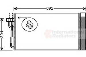 Радиатор кондиционера для моделей: BMW (7-Series, 5-Series,5-Series)