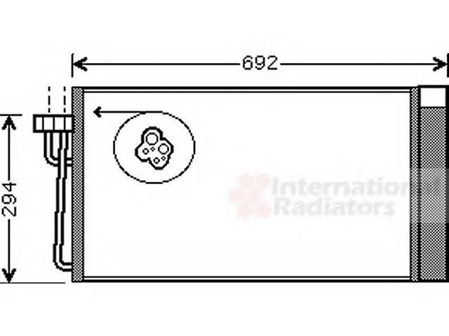Радиатор кондиционера для моделей: BMW (7-Series, 5-Series,5-Series)