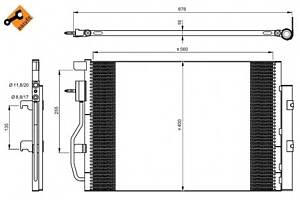 Радиатор кондиционера для моделей: CHEVROLET (AVEO, AVEO)
