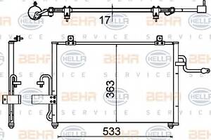Радиатор кондиционера для моделей: CHEVROLET (REZZO, VIVANT,VIVANT), DAEWOO (REZZO)