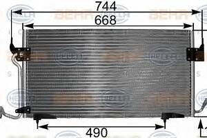 Радиатор кондиционера для моделей: CITROËN (BERLINGO, BERLINGO,XSARA,XSARA,XSARA), PEUGEOT (PARTNER,PARTNER)
