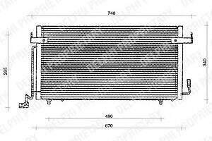 Радиатор кондиционера для моделей: CITROËN (BERLINGO, BERLINGO,XSARA,XSARA,XSARA,XSARA,XSARA), PEUGEOT (PARTNER,PARTNER