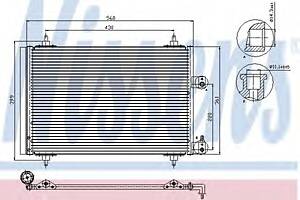Радиатор кондиционера для моделей: CITROËN (C5, C5,C4,C4,C4), PEUGEOT (307,307,307,307)