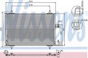Радиатор кондиционера для моделей: CITROËN (XSARA, XSARA,XSARA), PEUGEOT (406,406,406,607)