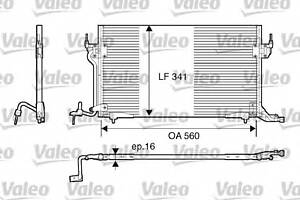 Радиатор кондиционера для моделей: CITROËN (ZX, BERLINGO,BERLINGO,ZX), PEUGEOT (306,306,306,PARTNER,PARTNER)