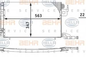 Радиатор кондиционера для моделей: CITROËN (ZX, BERLINGO,BERLINGO,ZX), PEUGEOT (306,306,306,PARTNER,PARTNER)