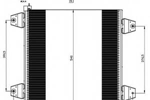 Радиатор кондиционера для моделей: DAF (XF, XF)