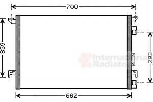 Радиатор кондиционера для моделей: FIAT (CROMA), OPEL (VECTRA,VECTRA,SIGNUM,VECTRA), SAAB (9-3,9-3)