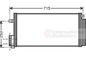 Радиатор кондиционера для моделей: FIAT (PUNTO, BRAVO,BRAVO), OPEL (CORSA,CORSA)