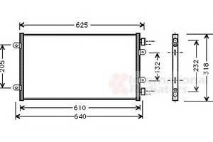 Радиатор кондиционера для моделей: FIAT (PUNTO, PUNTO)