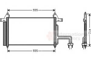 Радиатор кондиционера для моделей: FIAT (STILO, STILO)