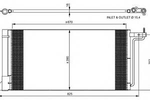 Радиатор кондиционера  для моделей: FORD (C-MAX, GRAND-C-MAX,FOCUS,FOCUS,FOCUS)