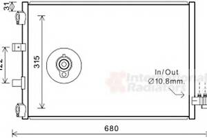 Радиатор кондиционера  для моделей: FORD (C-MAX, GRAND-C-MAX,FOCUS,FOCUS,FOCUS)