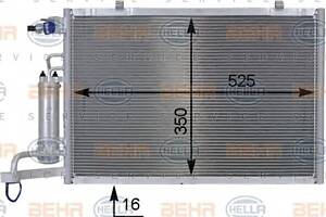 Радиатор кондиционера для моделей: FORD (FIESTA, FIESTA,B-MAX)