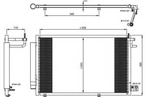 Радиатор кондиционера для моделей: FORD (FIESTA, FIESTA)