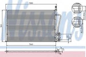 Радиатор кондиционера для моделей: FORD (FIESTA, FUSION,FIESTA), MAZDA (2)