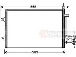 Радиатор кондиционера для моделей: FORD (FIESTA, FUSION)