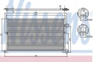 Радиатор кондиционера для моделей: FORD (MONDEO, MONDEO,MONDEO)