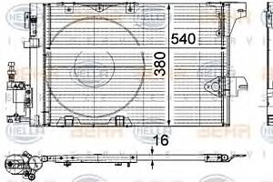 Радиатор кондиционера для моделей: HOLDEN (ASTRA), OPEL (ASTRA,ASTRA,ASTRA,ZAFIRA,ASTRA,ASTRA,ASTRA), VAUXHALL (ASTRA,