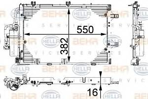 Радіатор кондиціонера для моделей: HOLDEN (BARINA, COMBO, TIGRA), OPEL (CORSA, COMBO, CORSA, COMBO, TIGRA), VAUXHALL (CORSA)