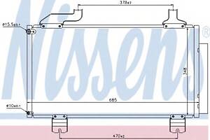 Радиатор кондиционера для моделей: HONDA (ACCORD, ACCORD)