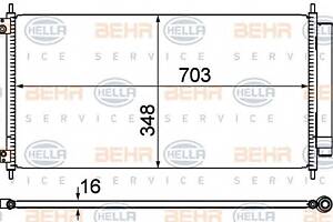 Радиатор кондиционера для моделей: HONDA (CITY)