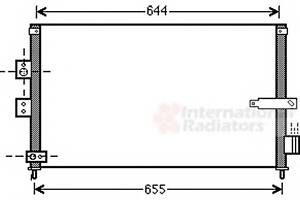 Радиатор кондиционера  для моделей: HONDA (CIVIC)
