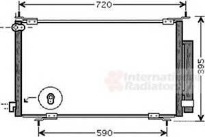 Радиатор кондиционера  для моделей: HONDA (CR-V)