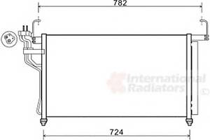 Радиатор кондиционера для моделей: HYUNDAI (H-1, H-1)