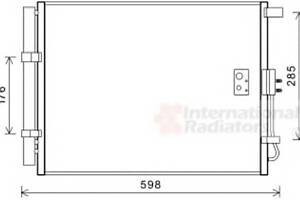Радиатор кондиционера  для моделей: HYUNDAI (i30, i30,i30), KIA (CEED,CEED,PRO)
