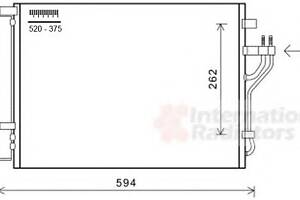 Радиатор кондиционера для моделей: HYUNDAI (ix35), KIA (SPORTAGE)