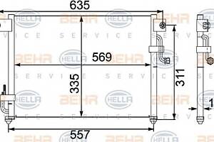Радіатор кондиціонера для моделей: HYUNDAI (S-COUPE)