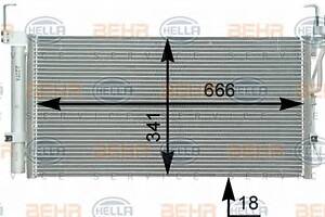 Радиатор кондиционера для моделей: HYUNDAI (SANTA-FE)