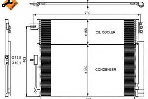 Радиатор кондиционера для моделей: JEEP (GRAND-CHEROKEE)